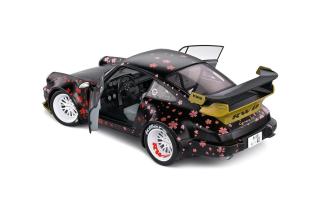 Porsche RWB schwarz AOKI Version 2021 Solido 1:18 Metallmodell